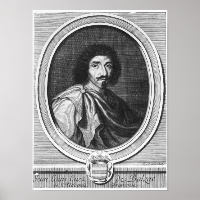 Jean Louis Guez de Balzac Poster (Front)
