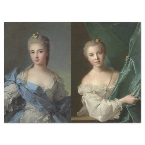 JEAN_MARC NATTIER 18TH CENTURY FRENCH PORTRAITS TISSUE PAPER