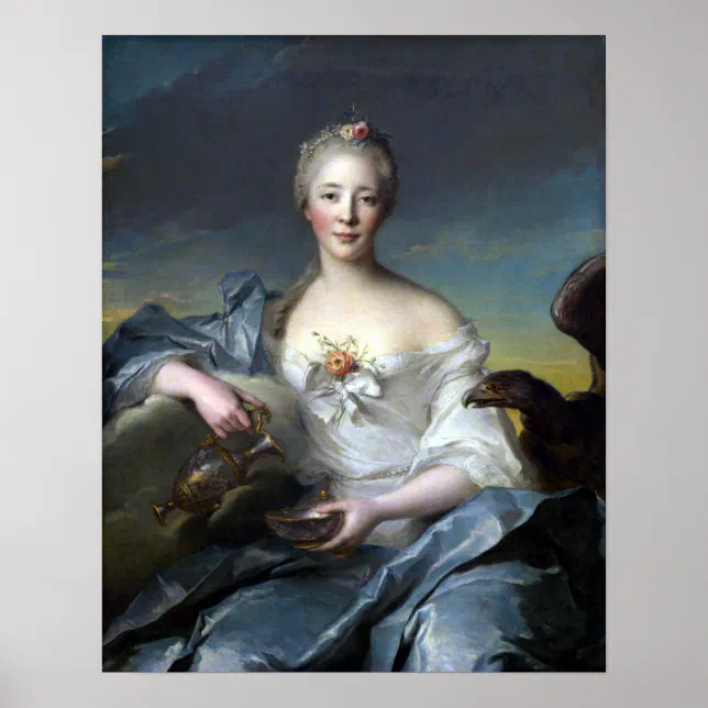 Jean-Marc Nattier Madame Le Fèvre de Caumartin Poster Zazzle