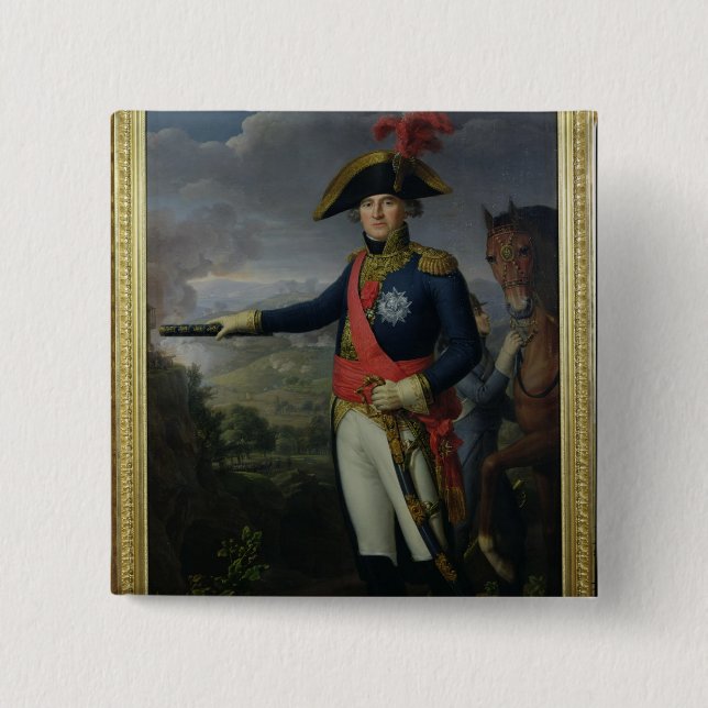 Jean Mathieu Philibert Serurier  Comte d'Empire Button (Front)