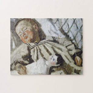 Jean Monet Asleep Monet Fine Art Jigsaw Puzzle