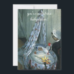 Jean Monet in Cradle by Claude Monet, Baby Shower Invitation<br><div class="desc">Easy to customize baby shower party invitation. Just add your info! To make changes just click "customize it." Jean Monet in His Cradle (1867) by Claude Monet is a vintage impressionism fine art family portrait painting. The artist's son in his cradle with his mother or nanny looking at him while...</div>