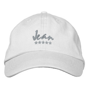 Jean Name Embroidered Baseball Cap