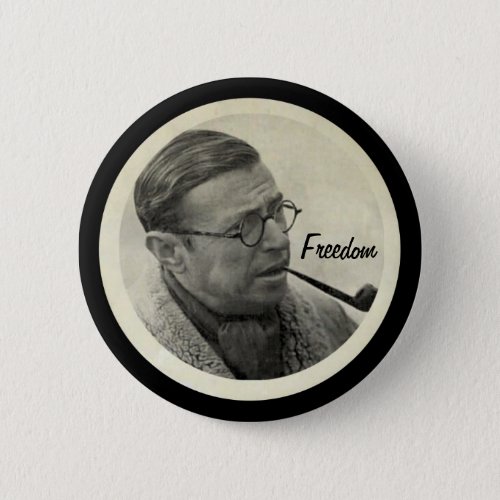 Jean_Paul Sartre Button