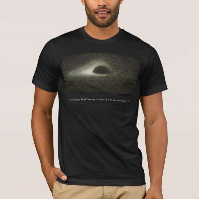 Jean-Pierre Luminet's Black Hole (1979) T-Shirt (Front)