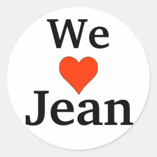 Jean Preston Classic Round Sticker