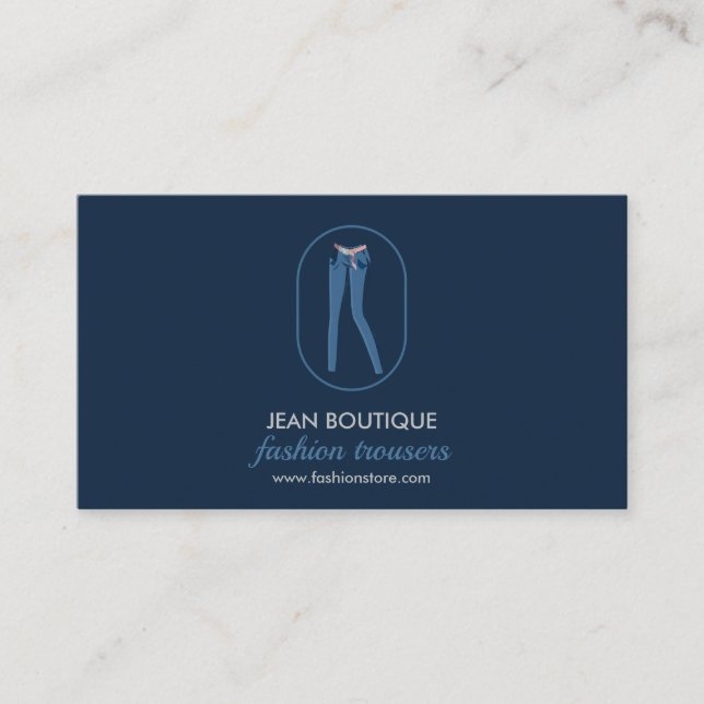 Jean Trouser Legging Business Card (Front)