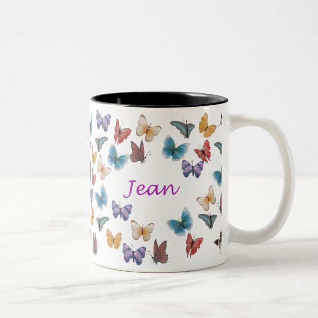 Jean Two-Tone Coffee Mug (Right)