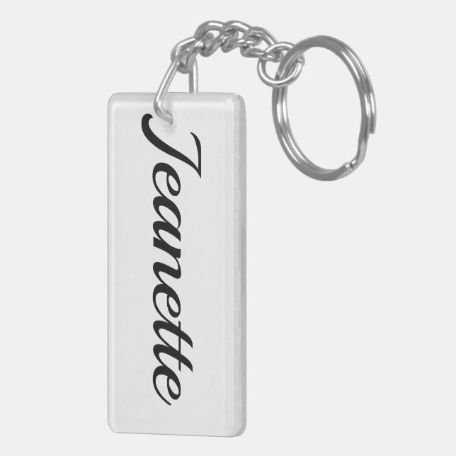 Jeanette Keychain (Back Right)