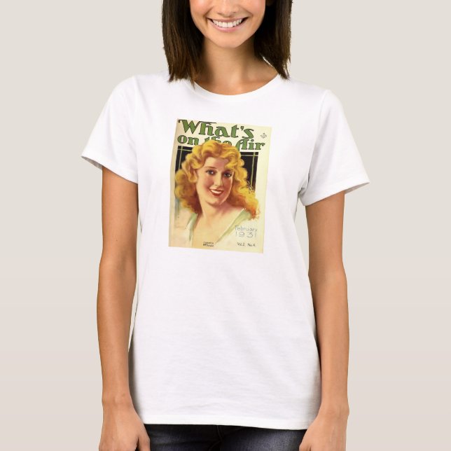 Jeanette MacDonald 1931 radio cover operetta T-Shirt (Front)