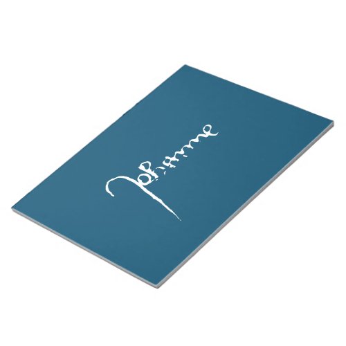 Jeanne dArc Saint Joan Heilige Johanna Signature Notepad