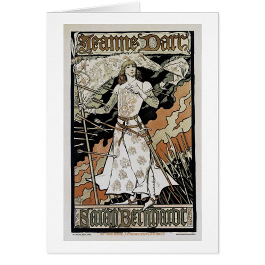 Jeanne d'Arc ~ Sarah Bernhardt Cards (Front)