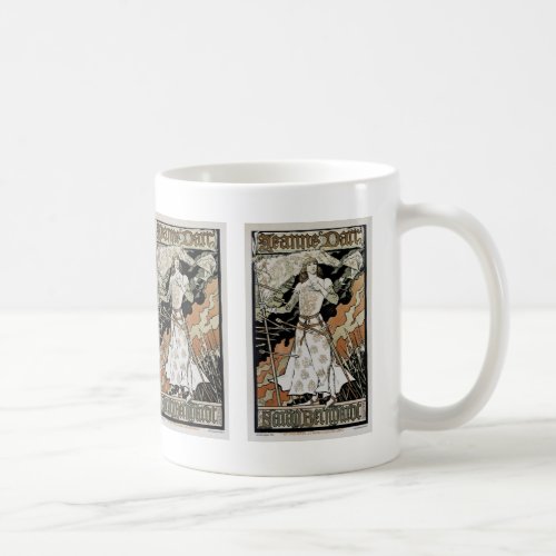 Jeanne dArc  Sarah Bernhardt Coffee Mug