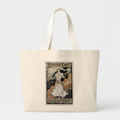 Jeanne dArc  Sarah Bernhardt Large Tote Bag