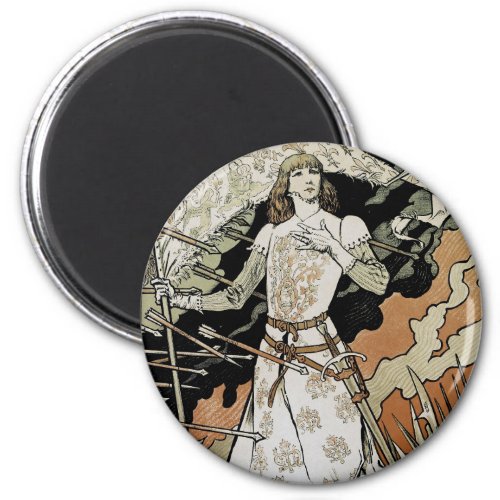 Jeanne dArc  Sarah Bernhardt Magnet