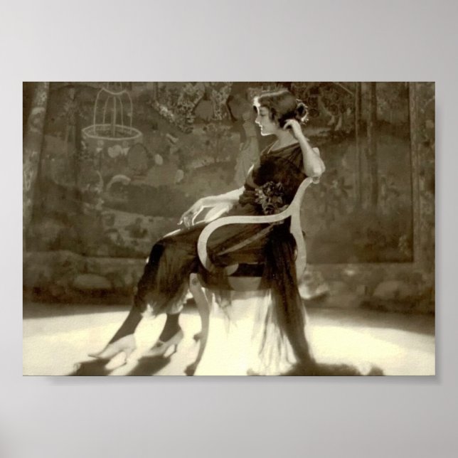 Jeanne Eagels by Adolf de Meyer 1921 Poster (Front)