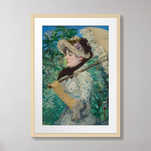Jeanne  douard Manet Framed Art