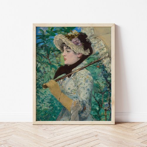 Jeanne  douard Manet Poster