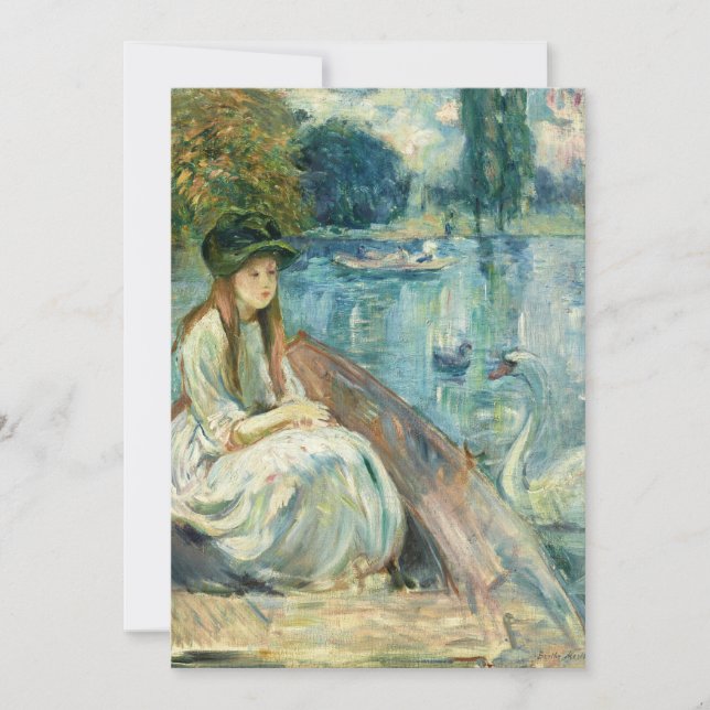 Jeanne Fourmanoir Sur le Lac | Berthe Morisot (Front)