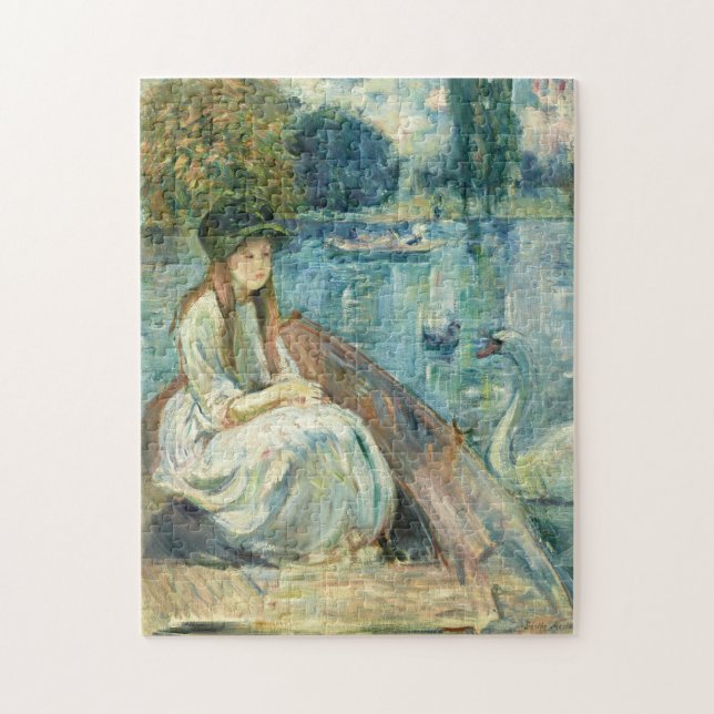 Jeanne Fourmanoir Sur le Lac | Berthe Morisot Jigsaw Puzzle (Vertical)