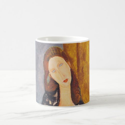 Jeanne Hebuterne portrait by Amedeo Modigliani Coffee Mug
