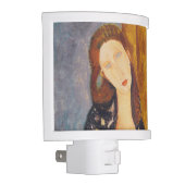 Jeanne Hebuterne portrait by Amedeo Modigliani Night Light (Right)
