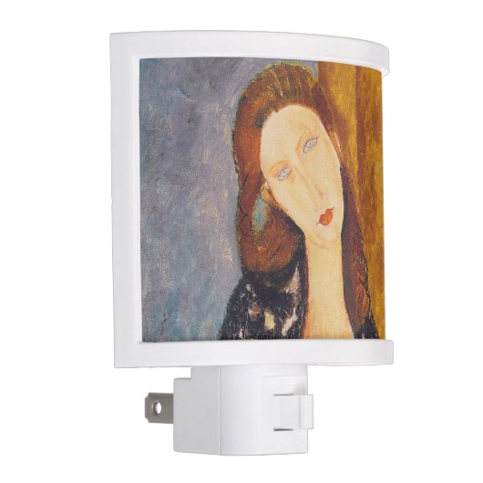 Jeanne Hebuterne portrait by Amedeo Modigliani Night Light (Right)