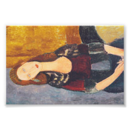 Jeanne Hebuterne portrait by Amedeo Modigliani Photo Print