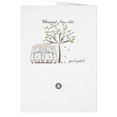 Jeanne Jugan Nun Art Cards-Blank Inside (Back)