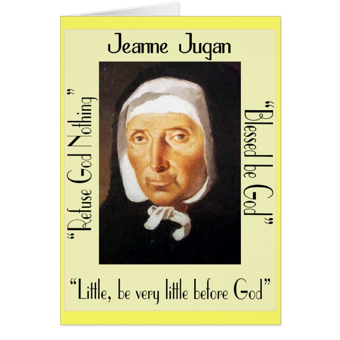 Jeanne Jugan Quotes Greeting Cards Zazzle
