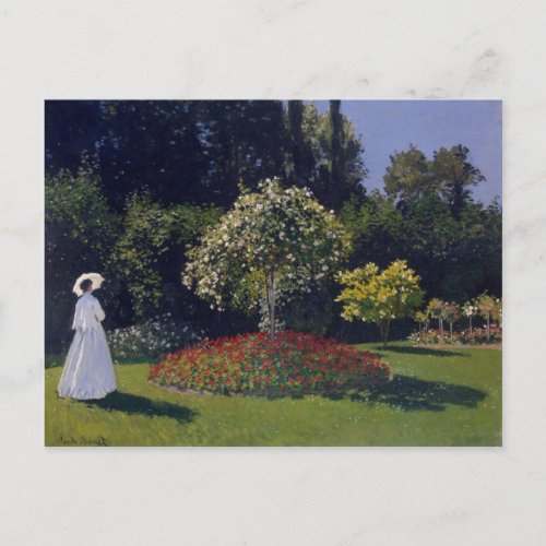 Jeanne_Marguerite Lecadre in the Garden postcard