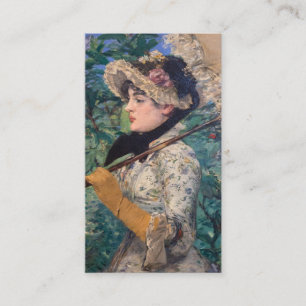 Jeanne (Spring)  By Édouard Manet Calling Card