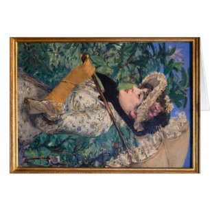 Jeanne (Spring) By Édouard Manet Cards