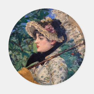 Jeanne (Spring)  By Édouard Manet Coaster Set