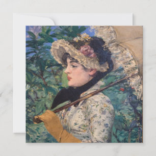 Jeanne (Spring) By Édouard Manet Holiday Card