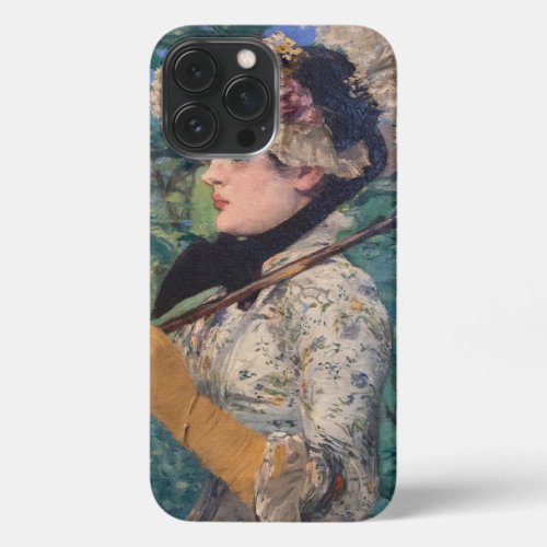 Jeanne Spring  By douard Manet iPhone 13 Pro Max Case