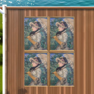 Jeanne (Spring) By Édouard Manet Outdoor Rug
