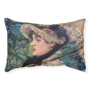 Jeanne (Spring)  By Édouard Manet Pet Bed
