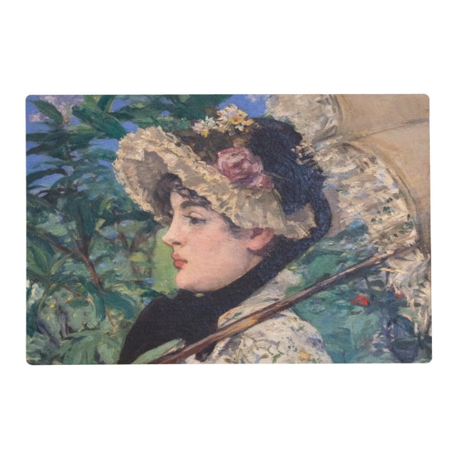 Jeanne (Spring)  By Édouard Manet Placemat (Front)