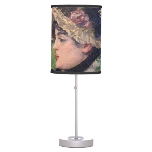 Jeanne Spring  By douard Manet Table Lamp
