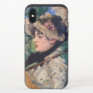 Jeanne (Spring) By Édouard Manet iPhone XS Slider Case