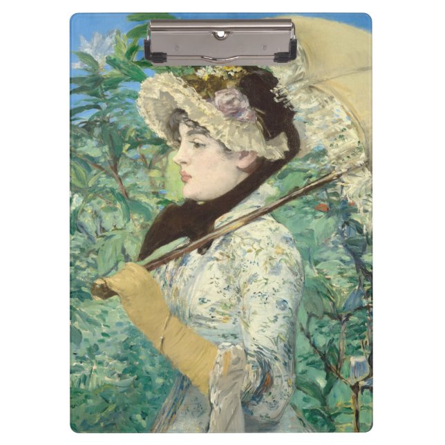 Jeanne (Spring) Edouard Manet   Clipboard (Front)