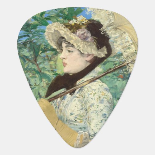 Jeanne Spring Edouard Manet   Guitar Pick