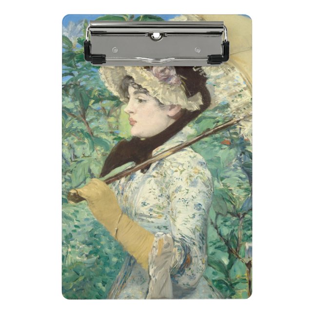 Jeanne (Spring) Edouard Manet    Mini Clipboard (Front)