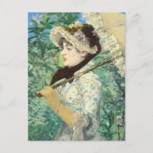 Jeanne (Spring) Edouard Manet   Postcard