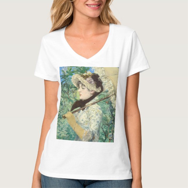 Jeanne (Spring) Edouard Manet   T-Shirt (Front)