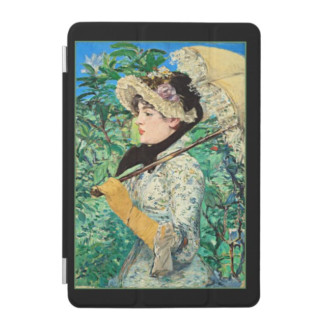 Jeanne Spring, famous Edouard Manet painting iPad Mini Cover (Front)