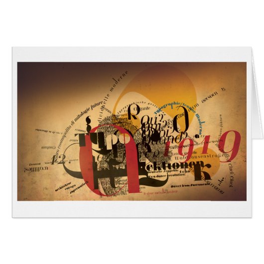 Jeanne: Typo 1919 Cards (Front Horizontal)