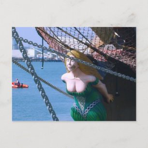 "Jeannie Johnston" sail training vessel, tall ship Postcard