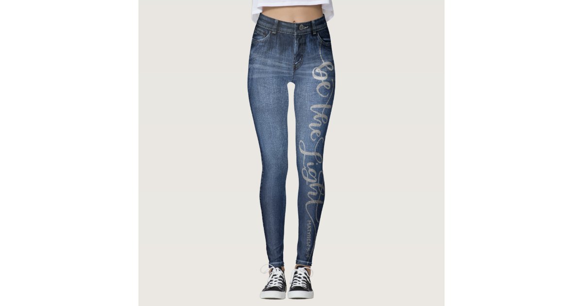 Jeans, Be The Light All-Over Print Leggings